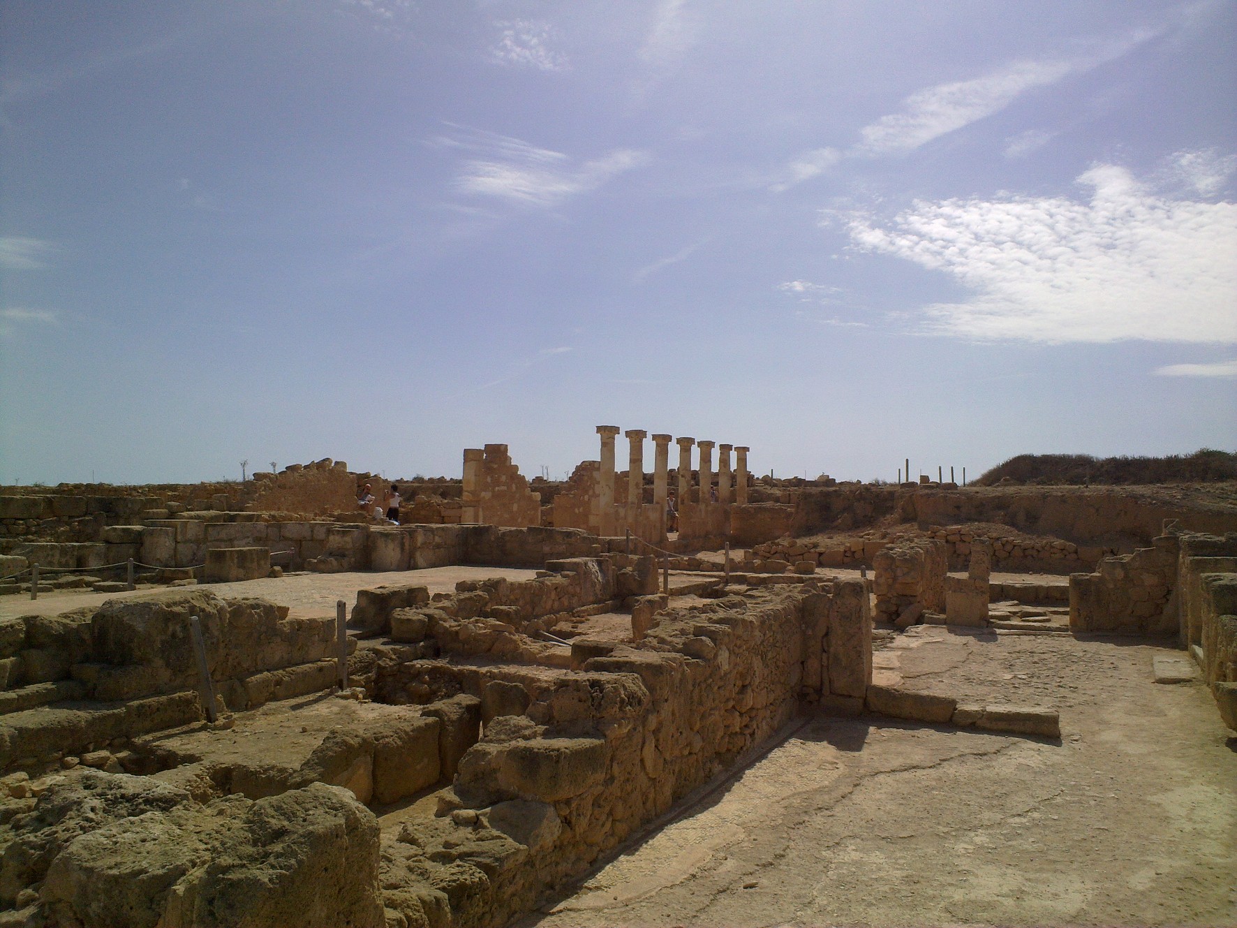 alte Säulen in Pahphos